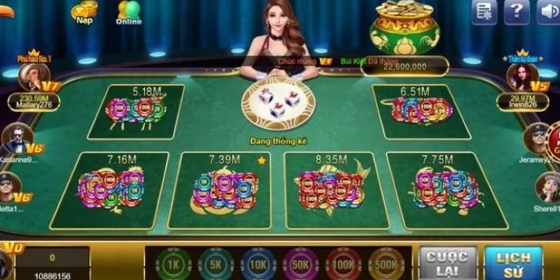 Tổng hợp các cửa cược trong game bầu cua